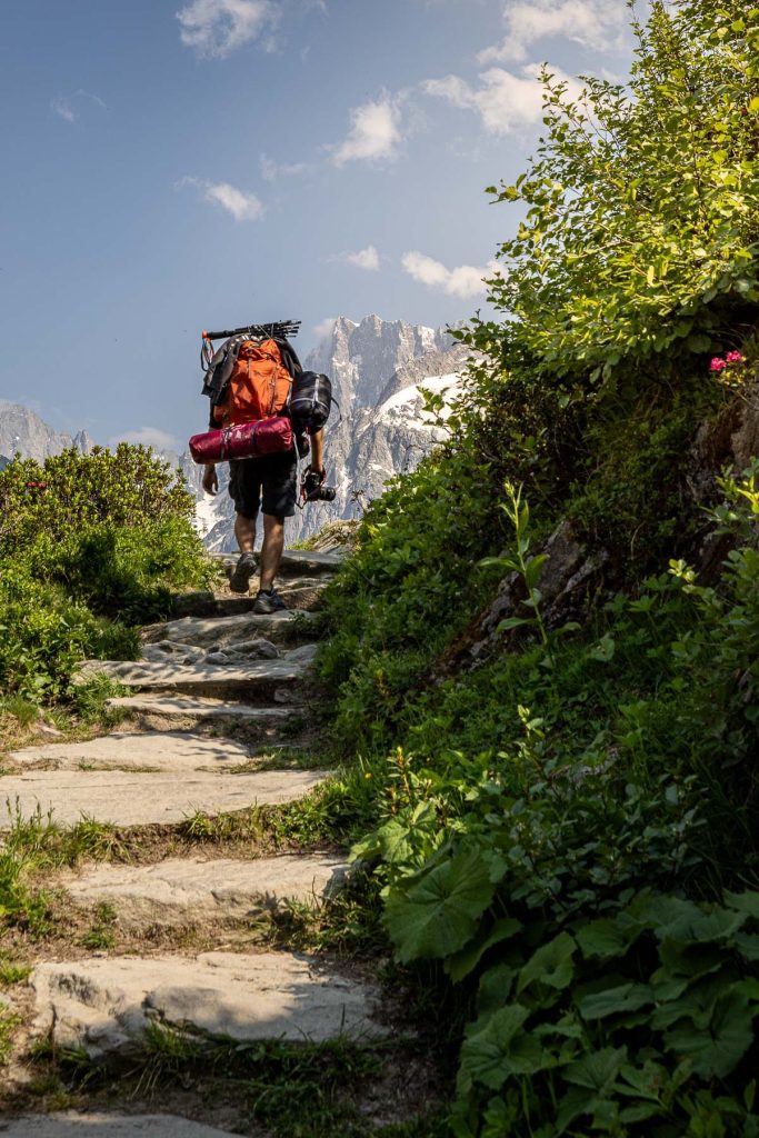 Chamonix, randonnée en direction du Signal Forbes - Photo par Alexandre Gendron